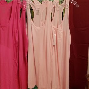 Racerback t shirt tank dresses LIGHT PINK CO…